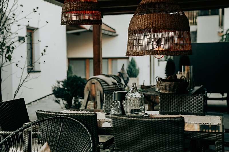 Hof Außenbereich – Plose Lodge