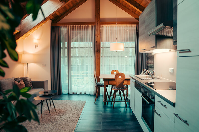 Küche – Sonnen Lodge